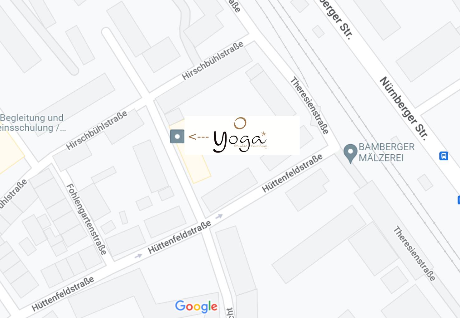 Yoga-Studio-Bamberg-Landkarte